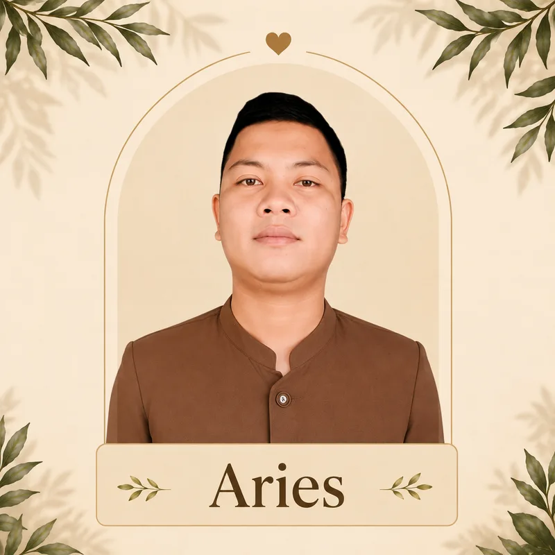 Aries, one of the three caretakers on the property